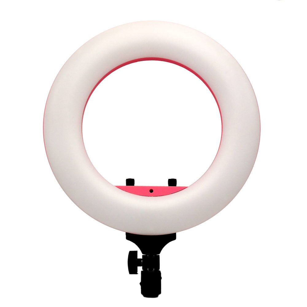1550054556_507 Caruba Round Vlogger 12 inch LED Set with Bag - Pink (MENZ) -rengasvalo