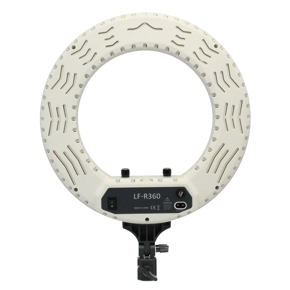 1550054620_811 Caruba Round Vlogger 12 inch LED Set with Bag, valkoinen -rengasvalo