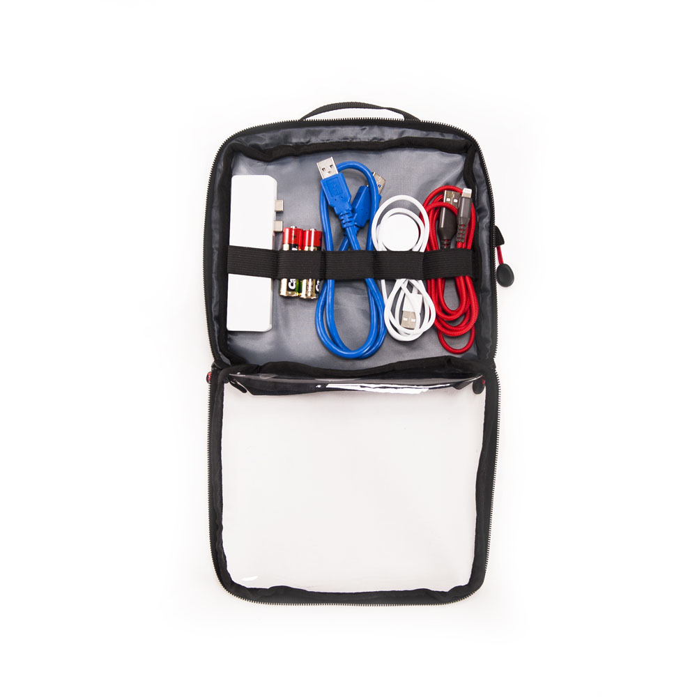 Caruba Cable Bag M - double sided -kaapelilaukku