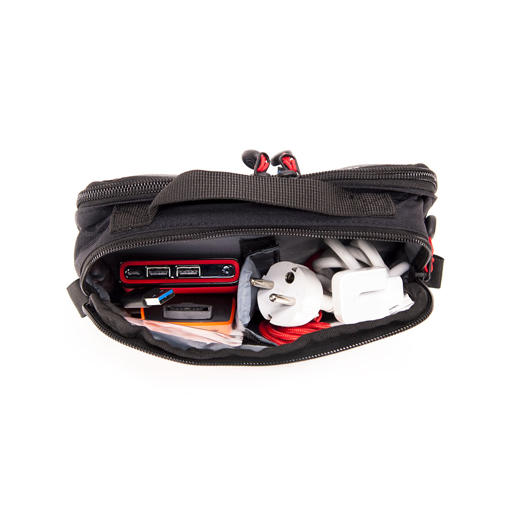 Caruba Cable Bag M - double sided -kaapelilaukku