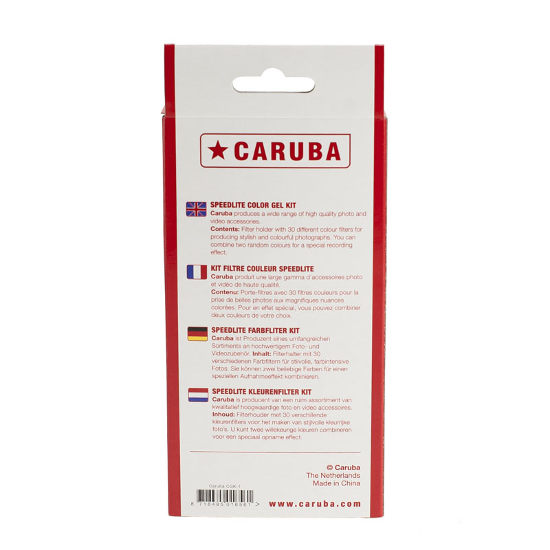 1557236720_309 Caruba Speedlite Color Gel Kit -värisuodinsarja