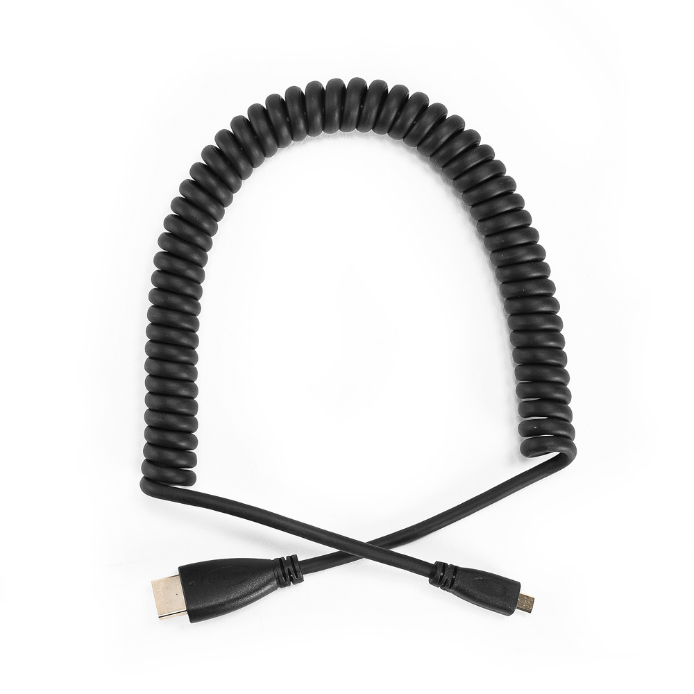 1559740742_104 Caruba HDMI - MicroHDMI Spring Wire -HDMI-kaapeli