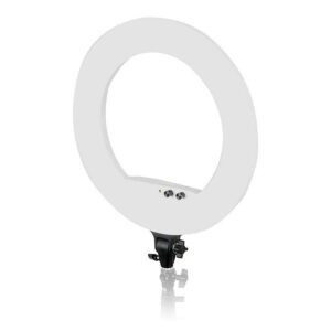 1560936153_699 Caruba Round Vlogger 18 inch LED Set Economy laukulla, valkoinen -LED-rengasvalo