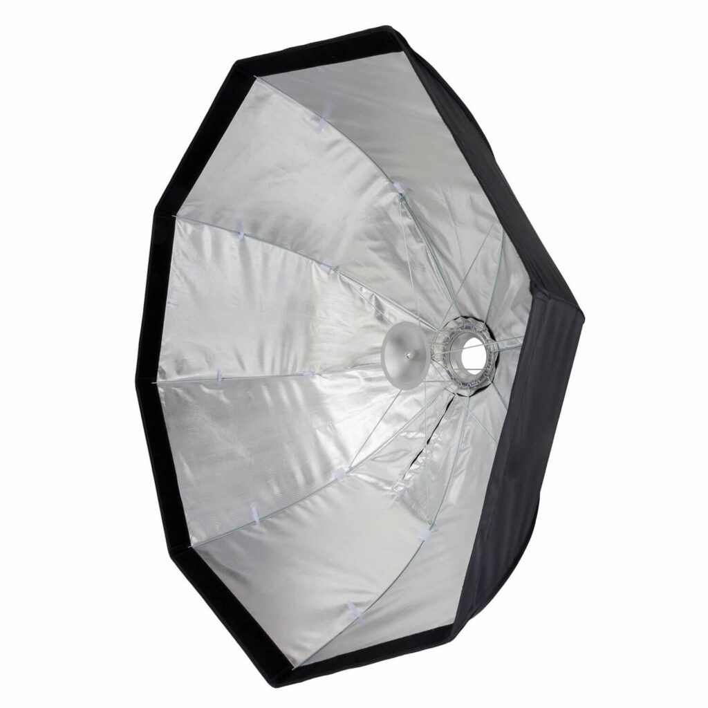 Caruba Quick Assembly Matte Silver Octabox 120cm