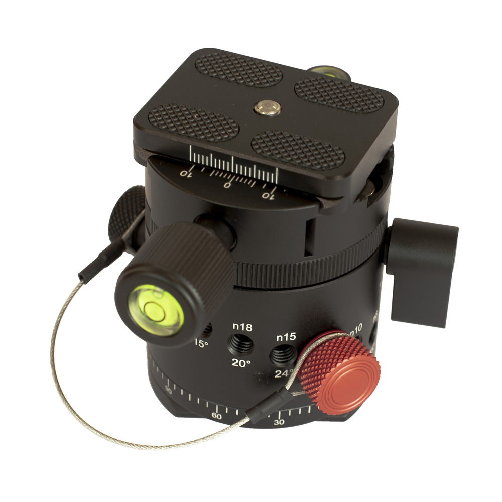 Caruba Panoramic Head Click System - rotating top ring & quick release (DH-55) -panoraamajalustapää