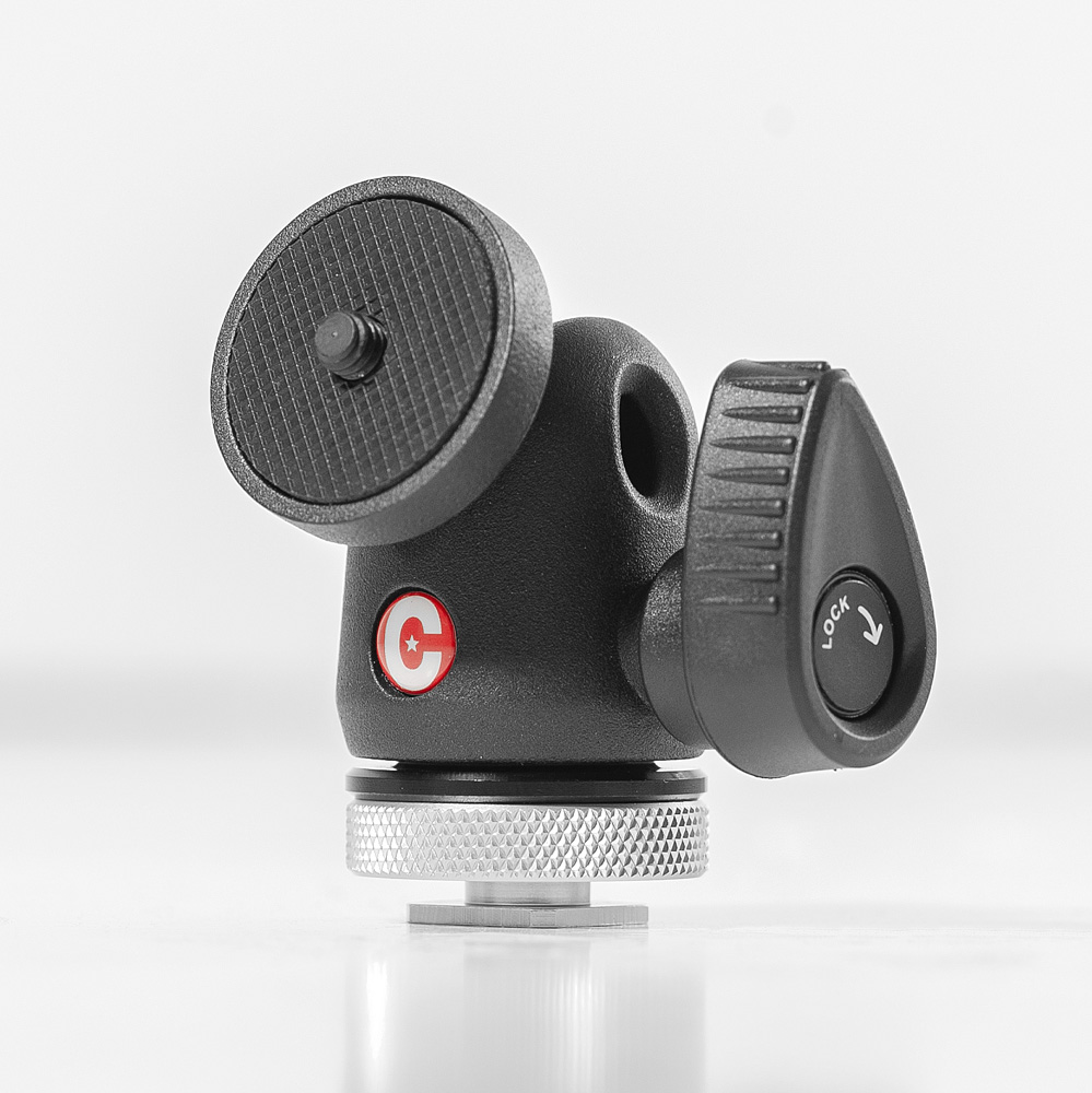 Caruba Centre Ball Head with Cold Shoe Mount -kuulapää