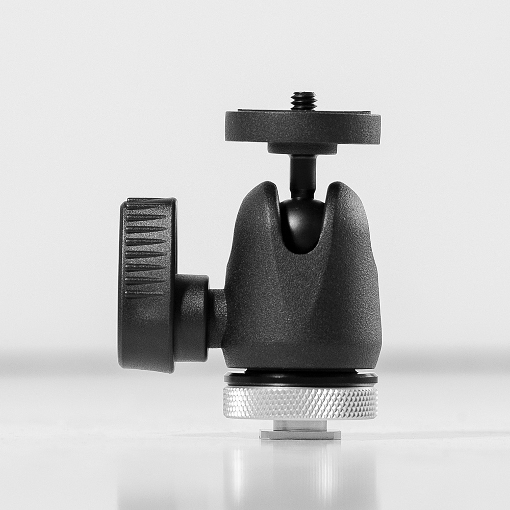 Caruba Centre Ball Head with Cold Shoe Mount -kuulapää