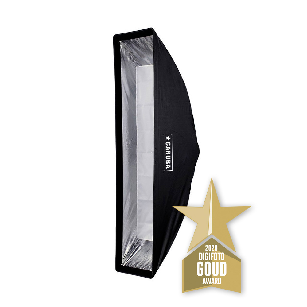 1605272709_952 Caruba Quick Assembly Matte Silver Strip Softbox 30x140cm