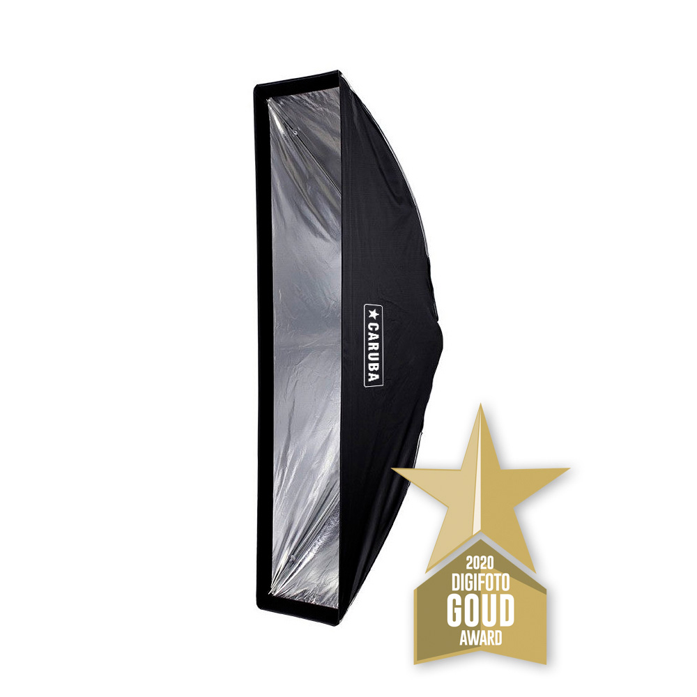 1605272709_965 Caruba Quick Assembly Matte Silver Strip Softbox 30x140cm