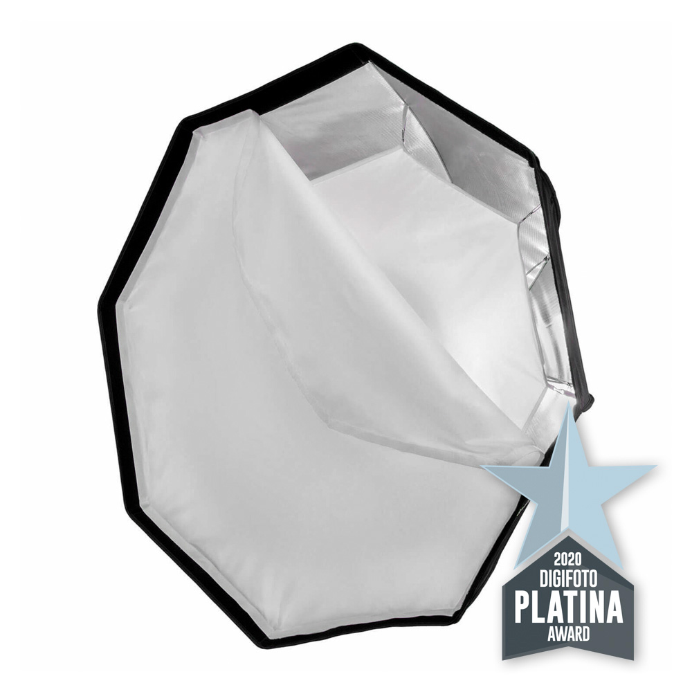 1605273365_784 Caruba Quick Assembly Matte Silver Octabox 95cm