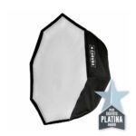Caruba Quick Assembly Matte Silver Octabox 95cm