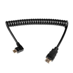 1610093325_426 Caruba HDMI-MiniHDMI Spring Wire Angled -HDMI-kaapeli