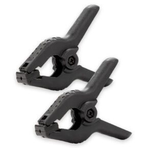 1629702471_055 Caruba Background Clamp, black, Medium (2 pieces) - background clamp