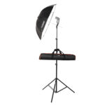 Caruba Speedlite Kit 83 cm laukulla -sateenvarjosetti