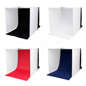 1649315695_631 Caruba Portable Photostudio 50x50x50cm with Separate LED Bulbs -minikuvausstudio