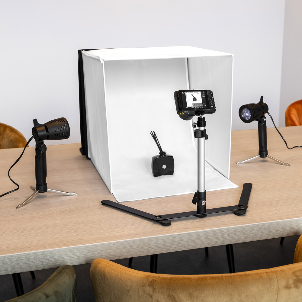 1662967484_484 Caruba Portable Photostudio 50x50x50cm with Separate LED Bulbs -minikuvausstudio