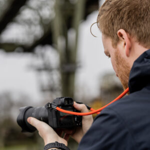 Caruba Climbing Rope Neckstrap punainen -kameran kaulahihna