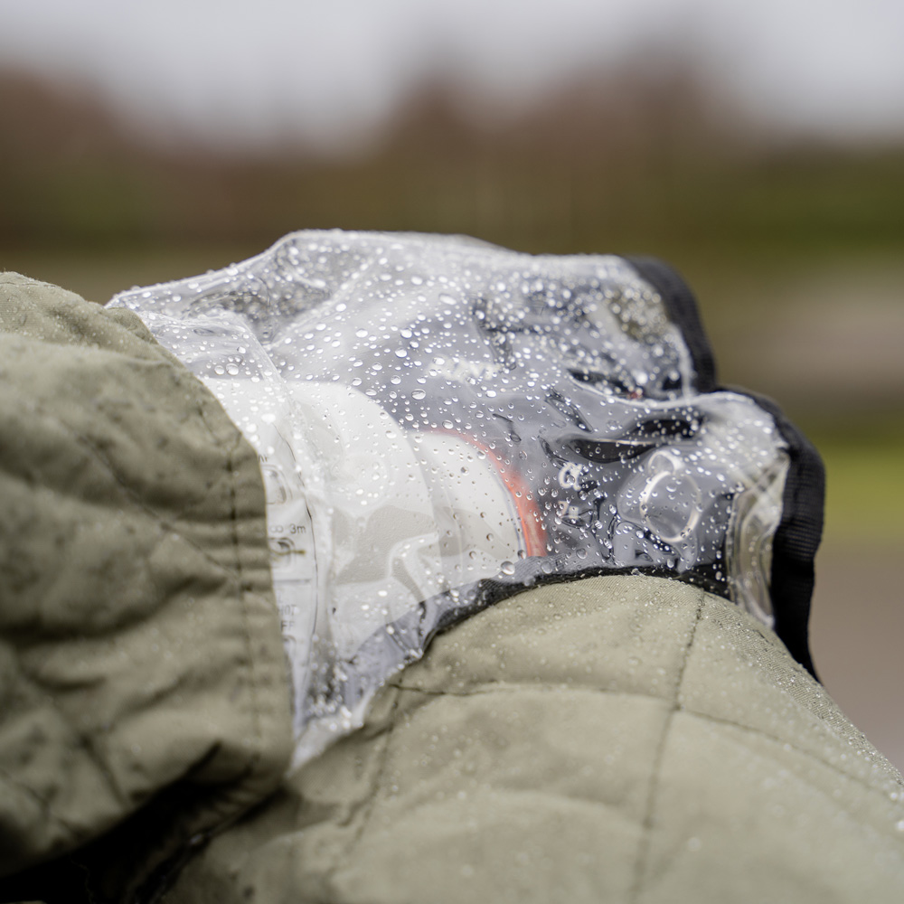 Caruba Raincover A2 with Window Green rain cover