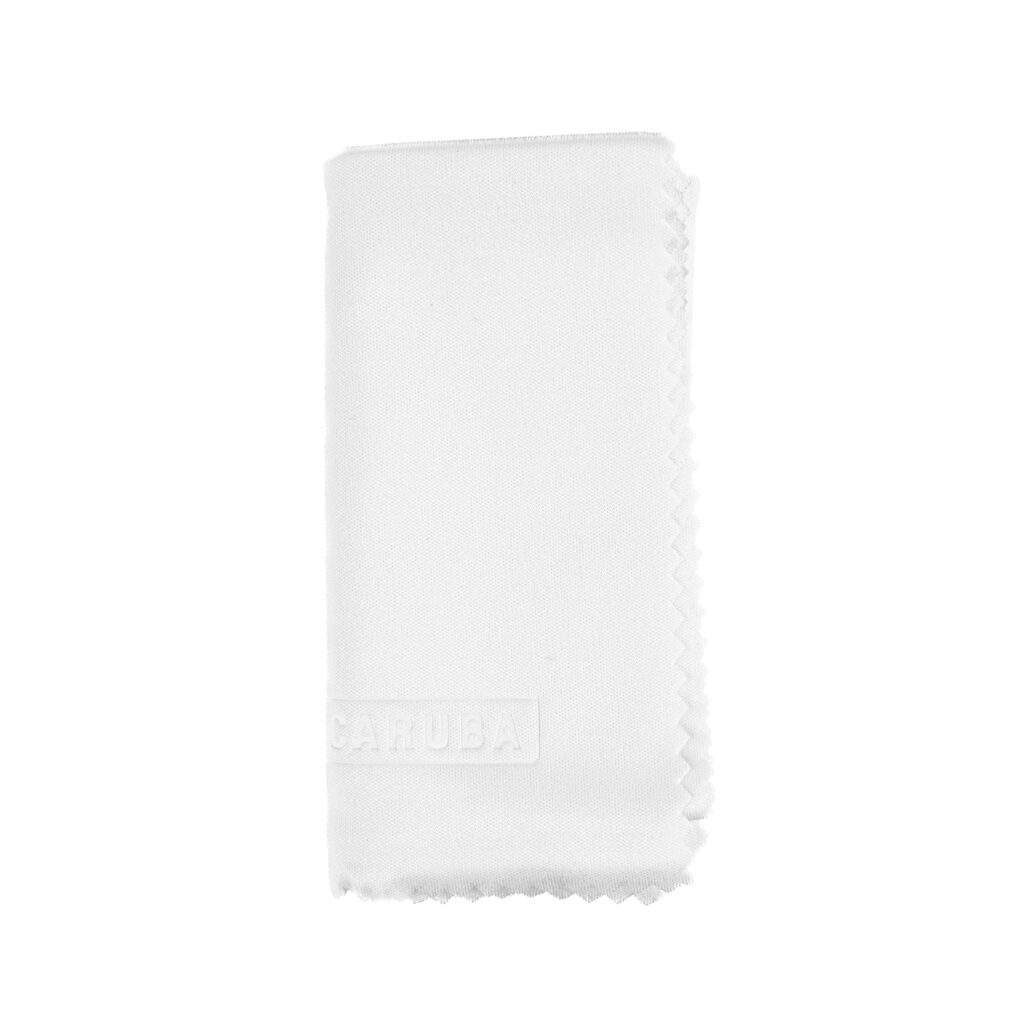 1720793988_861 Caruba Microfibre Lens Cloth 20x20 White -mikrokuituliina