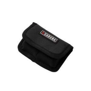 1744707592_342 Caruba Battery Holder 2 pieces Black -akkujen suojapussi