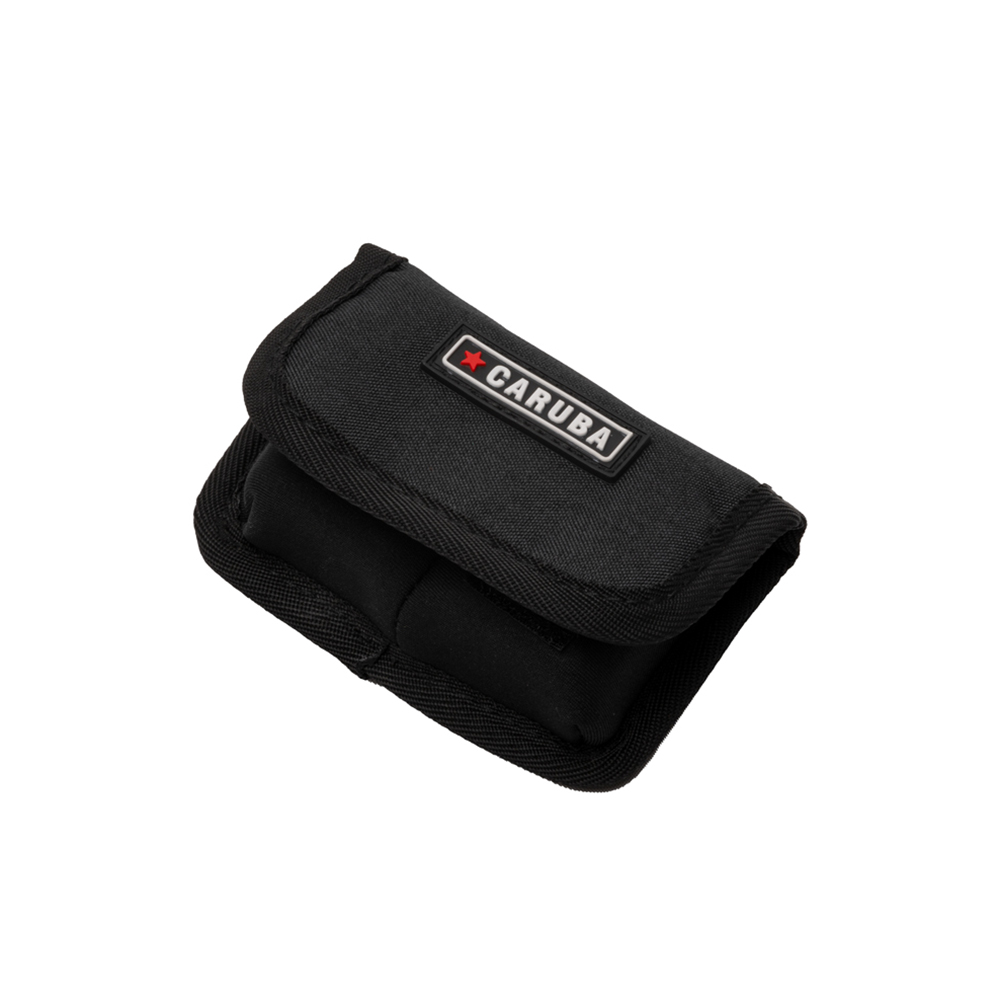 1744707592_342 Caruba Battery Holder 2 pieces Black -akkujen suojapussi
