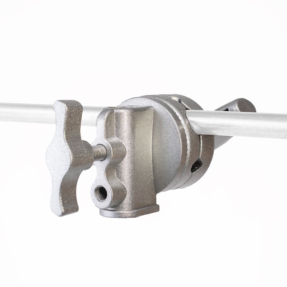 Caruba Grip Head Silver –nivelpää studiovarusteille