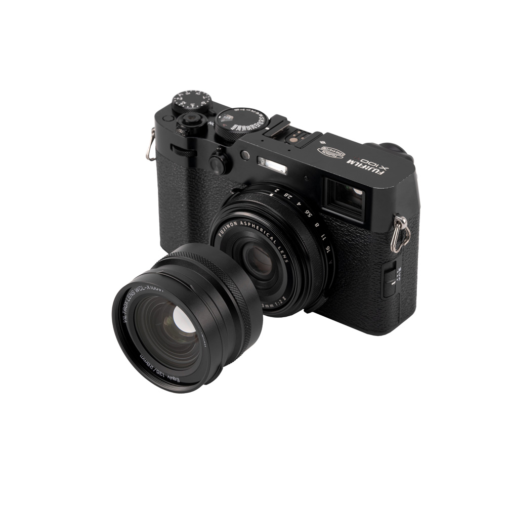 Viltrox WCL-X100VI Conversion Lens Fuji X100 VI -Musta