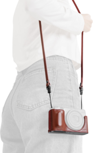 800q-02_135850 SmallRig 5687 Quick Release Shoulder Strap for Ricoh GR-series -punainen
