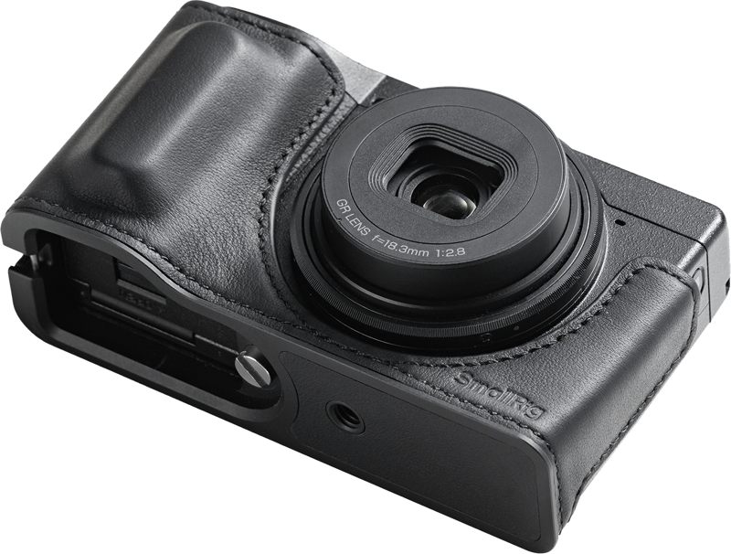 800q-02_135860 SmallRig 5676 Leather Case Kit for Ricoh GR IV / III / IIIx / III HDF / IIIx HDF -musta