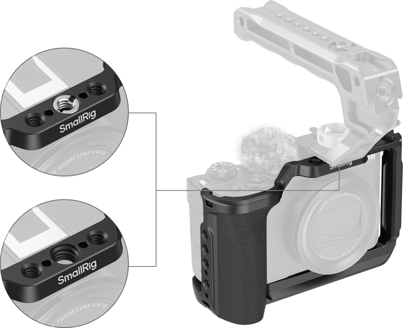 800q-04_135846 SmallRig 5807 Cage for Canon PowerShot V1 (Black)