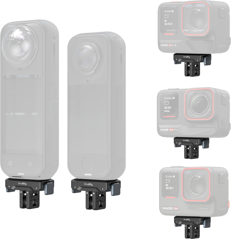 800q-5814-4.JPG SmallRig 5814 Quick Release Mount Adapter for Insta360 X5 /X4 Air/Ace Pro 2/Ace Pro/Ace