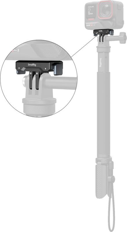 800q-5814-5.JPG SmallRig 5814 Quick Release Mount Adapter for Insta360 X5 /X4 Air/Ace Pro 2/Ace Pro/Ace