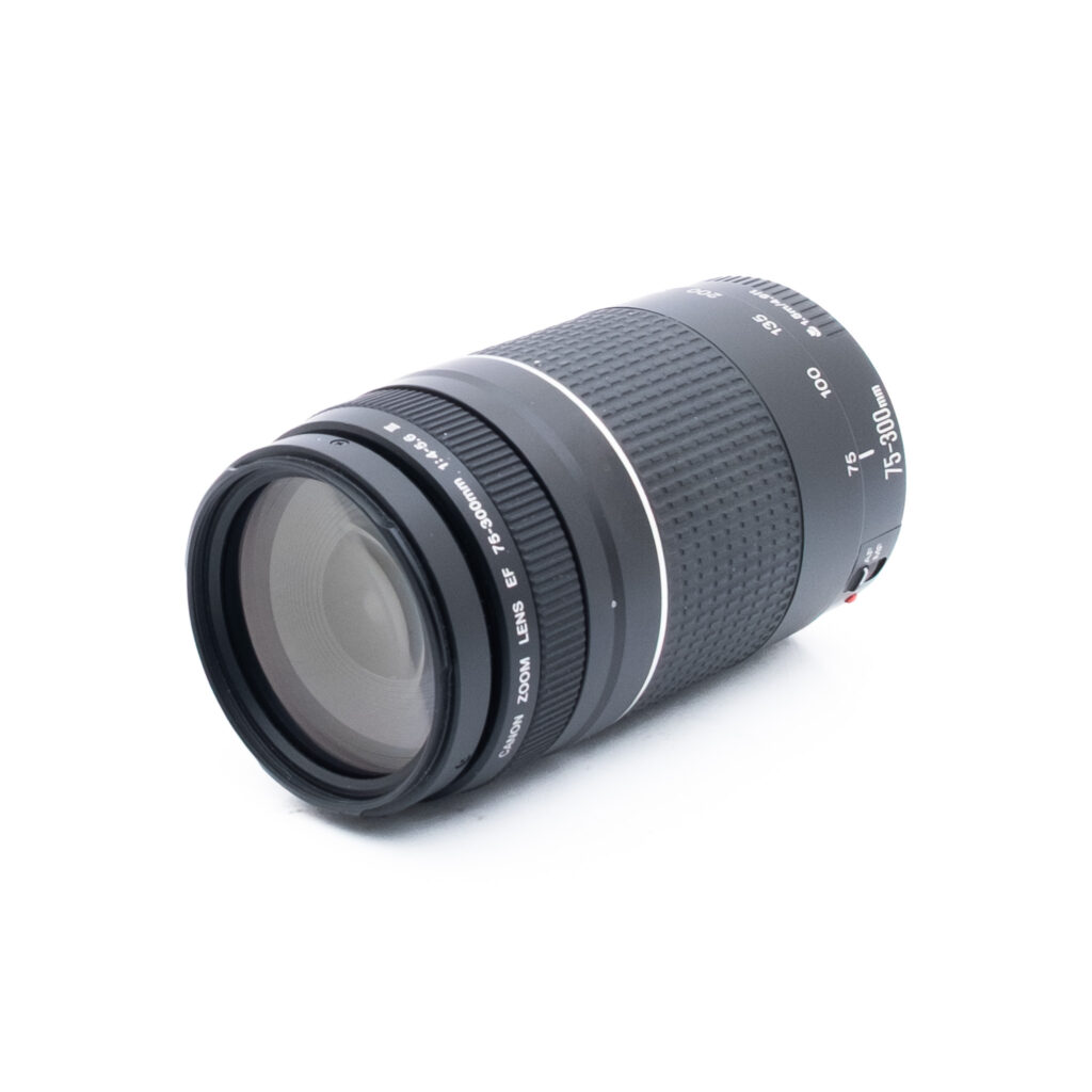 Canon 75-300mm f4-56 III-2 Canon EF 75-300mm f/4-5.6 III (Kunto K5) - Käytetty
