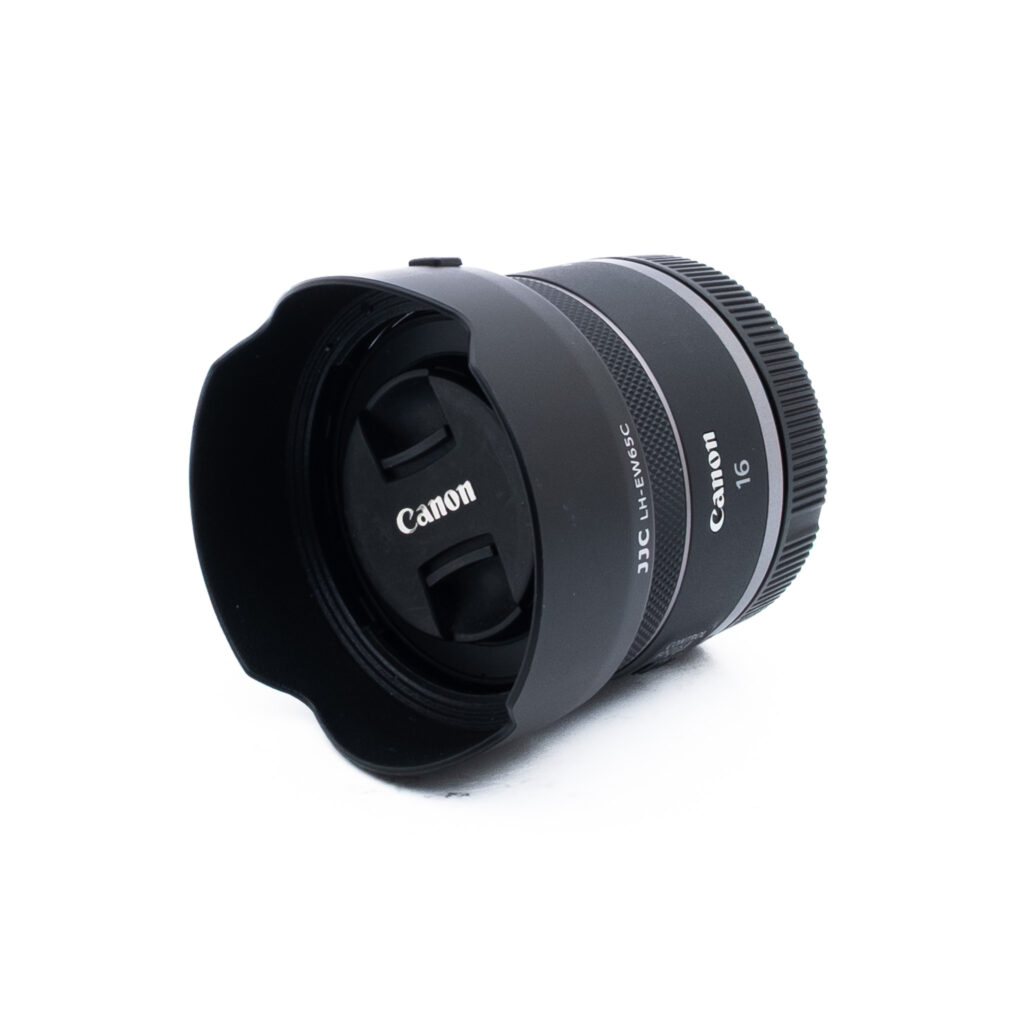 Canon RF 16mm f28 STM-3 Canon RF 16mm f/2.8 STM (Kunto K5, Takuu 6kk) - Käytetty