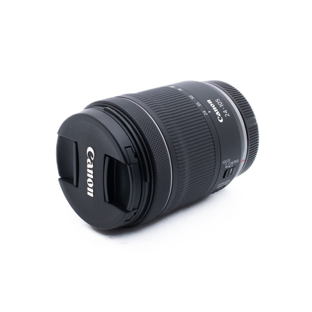 Canon RF 24-105mm f4-71 STM-3 Canon RF 24-105mm f/4-7.1 IS STM (Kunto K5, Takuu 6kk) - Käytetty