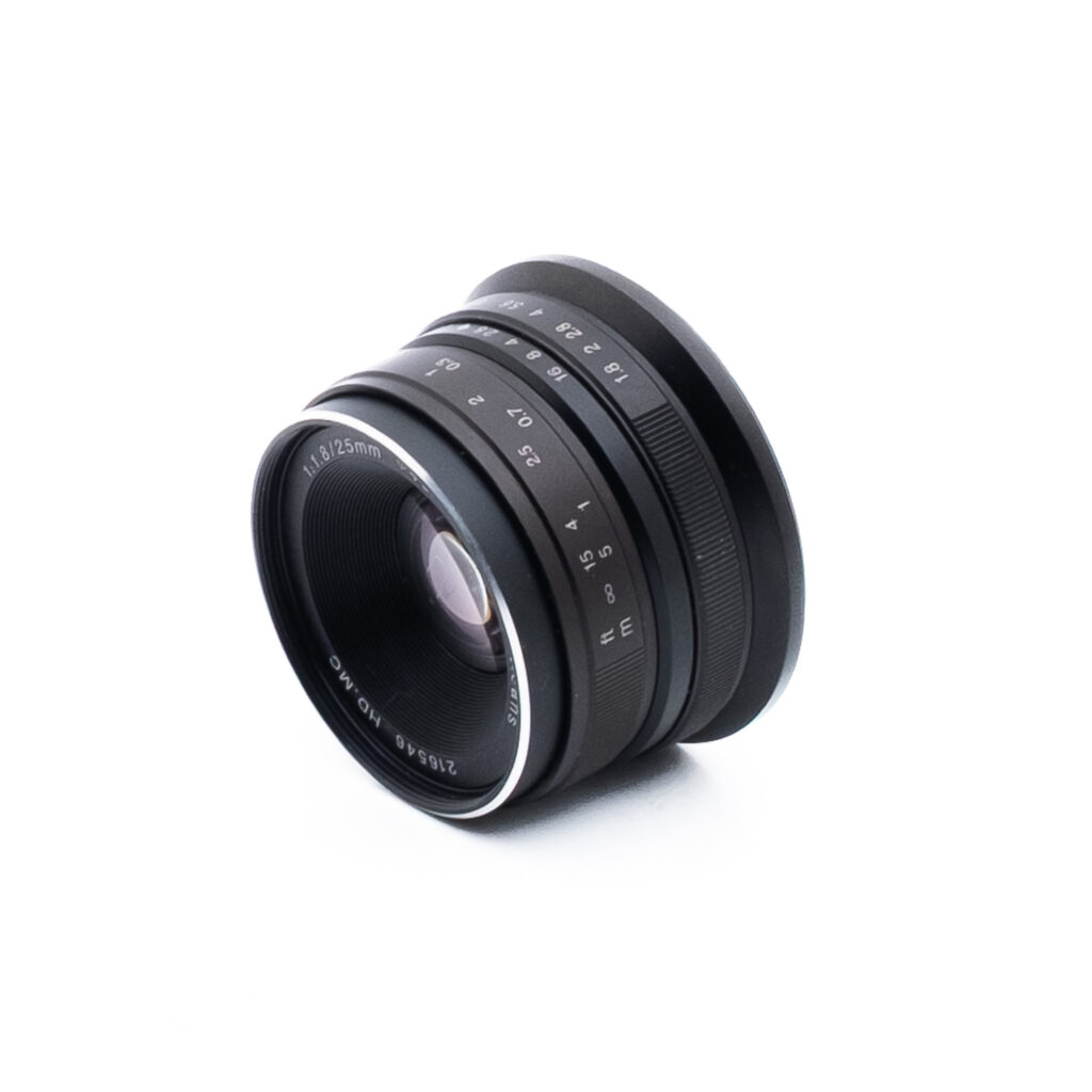Meike 25mm f18 X-2 7Artisans 25mm f/1.8 Fuji X - Käytetty