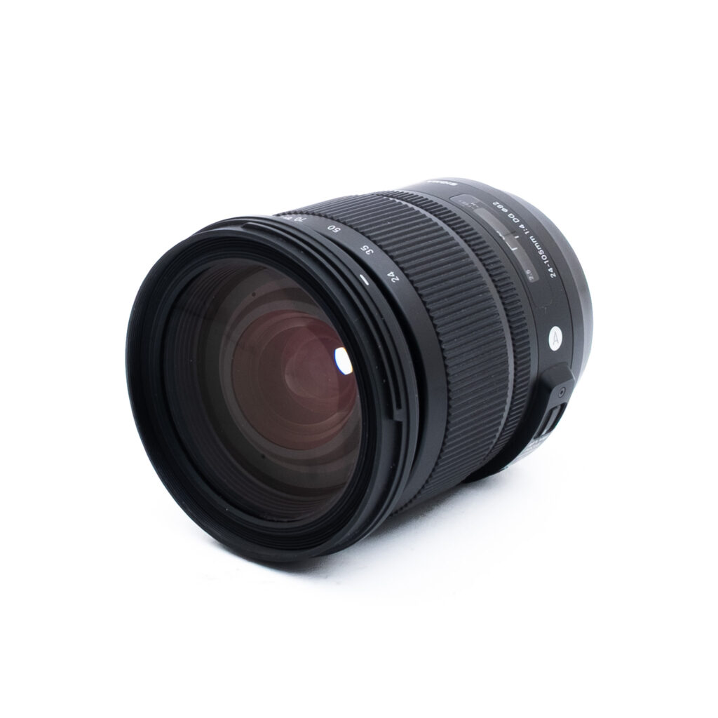 Sigma 24-105mm f4 DG Canon-2 Sigma 24-105mm f/4 Art DG OS HSM Canon EF (Takuu 6kk) - Käytetty