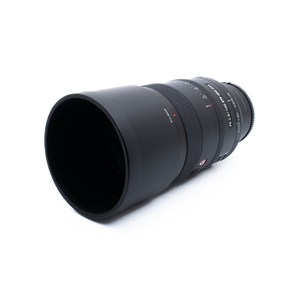 Sony 100mm f28 STF GM OSS-3 Sony FE 100mm f/2.8 STF GM OSS - Käytetty