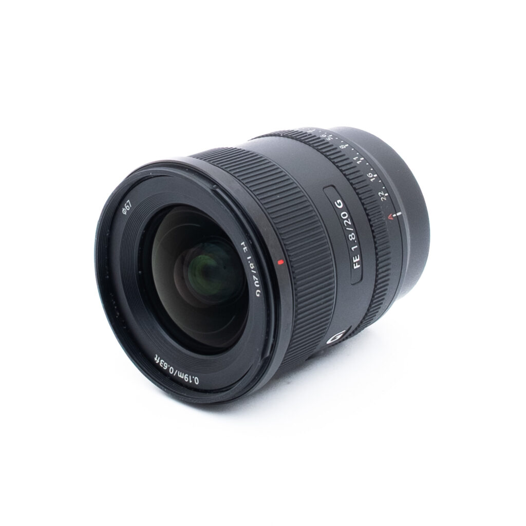 Sony 20mm f18 G-2 Sony FE 20mm f/1.8 G - Käytetty