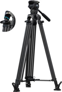 800q-01_136055 SmallRig 5580 FSD16 FreeSpeed Carbon Fiber Tripod -kolmijalka