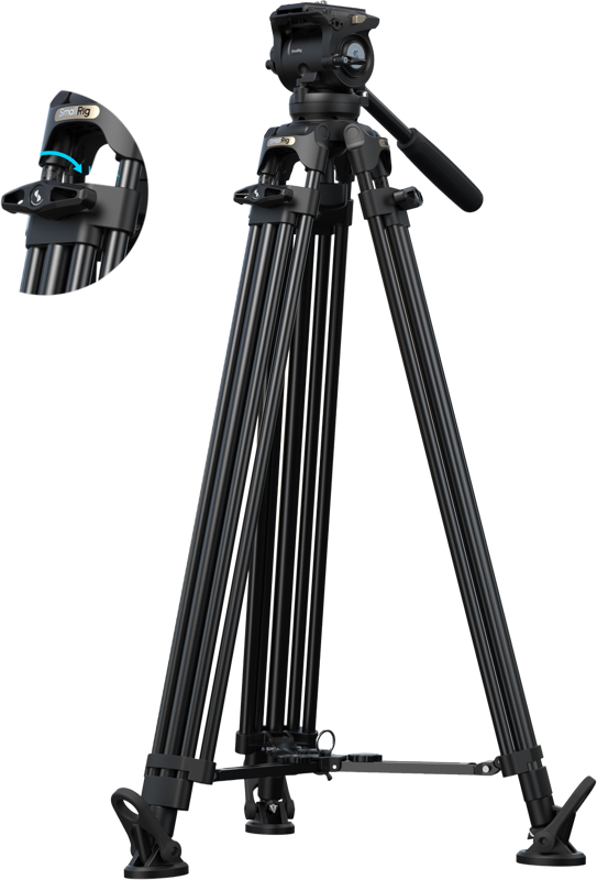 800q-01_136056 SmallRig 5579 FSD16 FreeSpeed Aluminum Tripod -kolmijalka