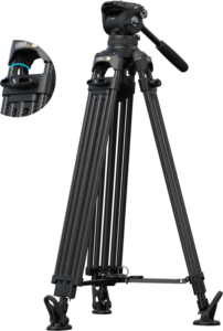 800q-01_136057 SmallRig 5578 FSD18 FreeSpeed Carbon Fiber Tripod -kolmijalka