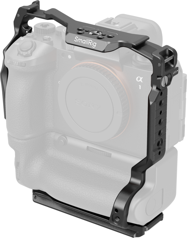 800q-01_136318 SmallRig 5908 Cage for Alpha 1 II & 9 III with Vertical Grip -kehikko