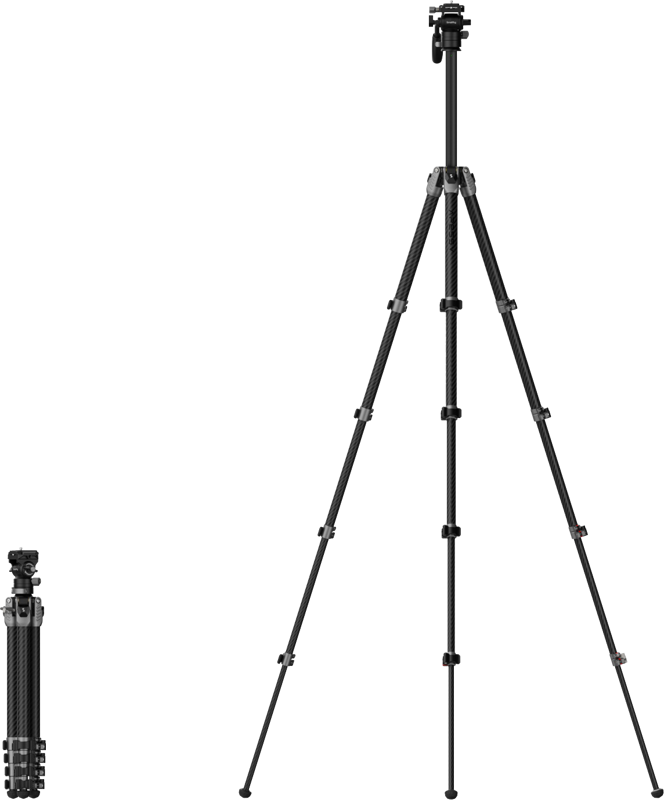 800q-02_134883 SmallRig 5477 Portable Video Carbon Fiber Tripod AP255Pro