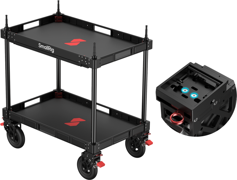800q-02_135741 SmallRig 5991 36" Video Production Camera Cart (Lite)