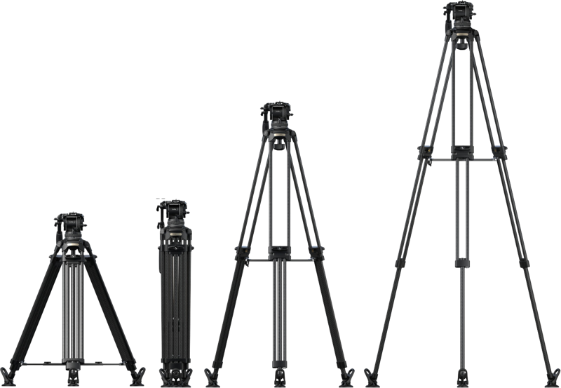 800q-02_136057 SmallRig 5578 FSD18 FreeSpeed Carbon Fiber Tripod -kolmijalka