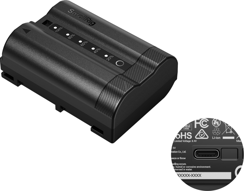 SmallRig 5299 USB-C Battery for Nikon EN-EL15c -akku