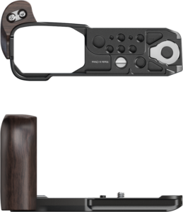800q-02_136097 SmallRig 5906 L-Shaped Mount Plate with Wooden Handle for Nikon ZR
