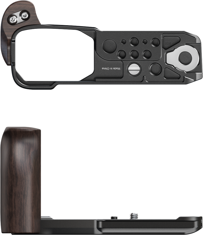 800q-02_136097 SmallRig 5906 L-Shaped Mount Plate with Wooden Handle for Nikon ZR