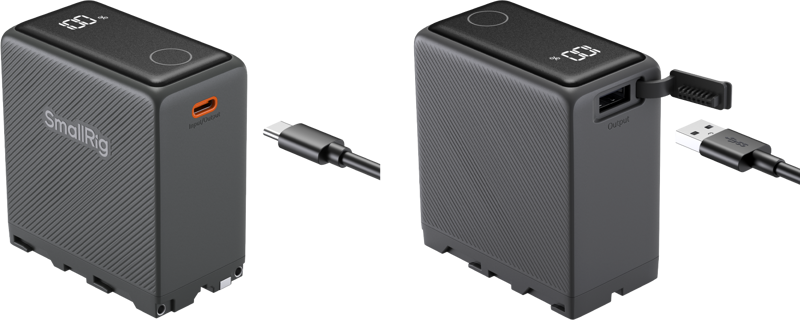 800q-02_136309 SmallRig 5729 USB-C Rechargable Camera Battery for NP-F970 -akku